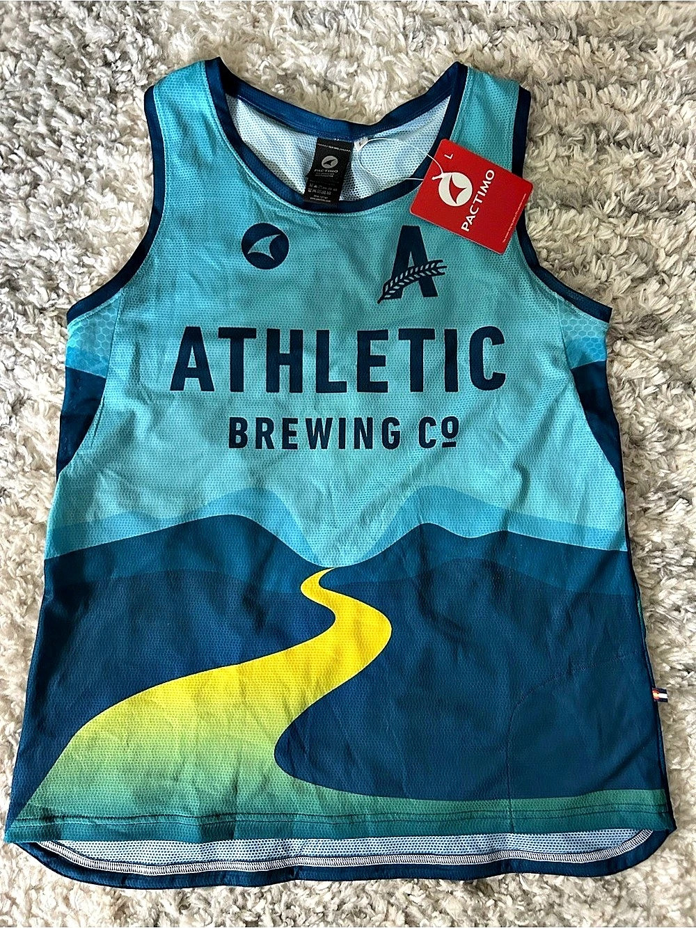 Pactimo brand Athletic Brewing Company Run Tank Top